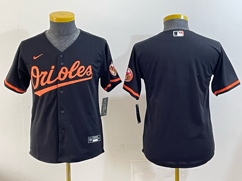Youth 2025 Baltimore Orioles Blank black Nike MLB Jersey 0013